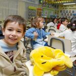 Escolares que utilizan el servicio de «Madrugadores»