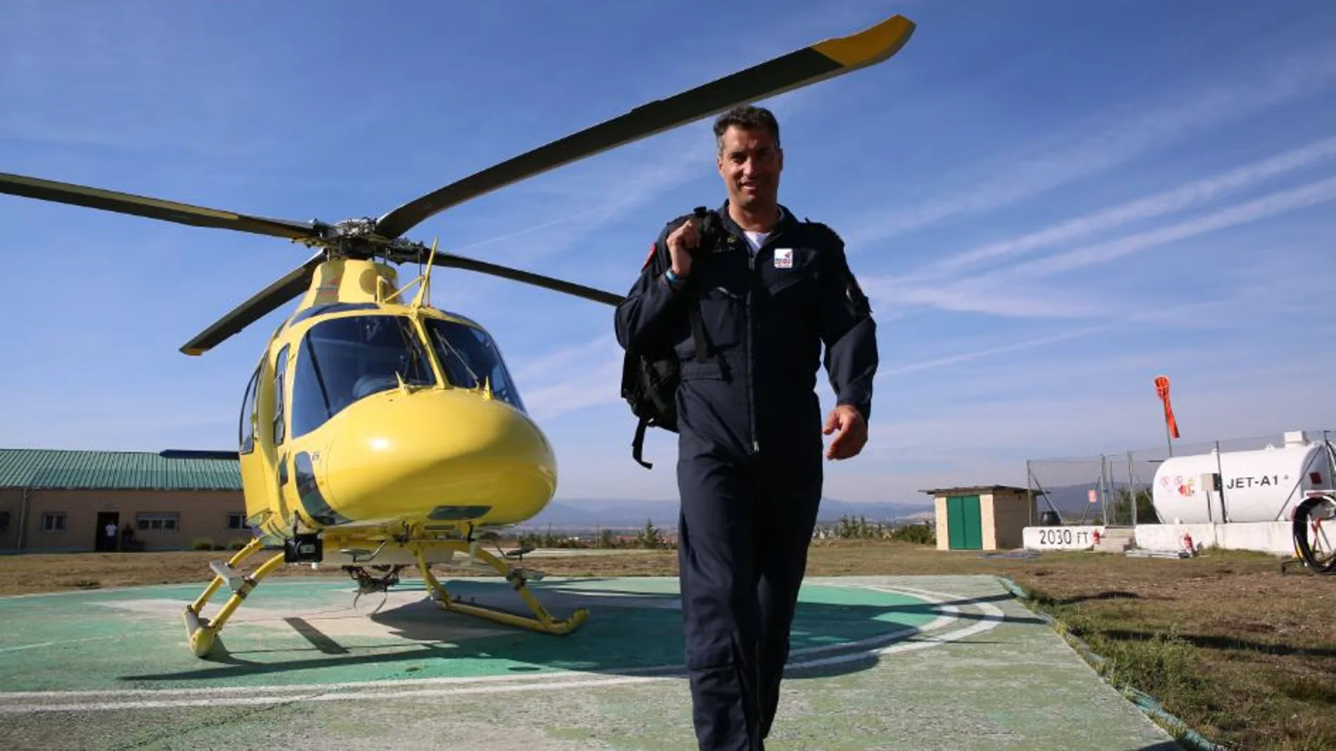 José Luis Ríos, un piloto español en la campañas de extinción de los incendios en Chile