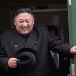 Kim Jong Un a su llegada a la ciudad rusa de Vladivostok