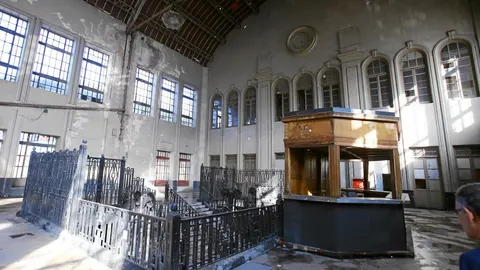 Imagen de la situación actual de la antigua estación del Norte, sobre la que se levantará el nuevo teatro