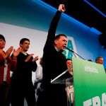 El portavoz de EH Bildu, Arnaldo Otegi valora los resultados electorales del domingo en San Sebastián. EFE/Javier Etxezarreta