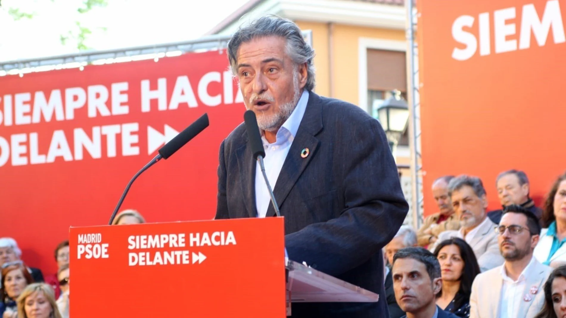 El candidato del PSOE al Ayuntamiento de Madrid, Pepu Hernández