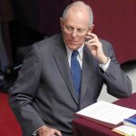 Kuczynski, el presidente peruano, ayer en el Parlamento