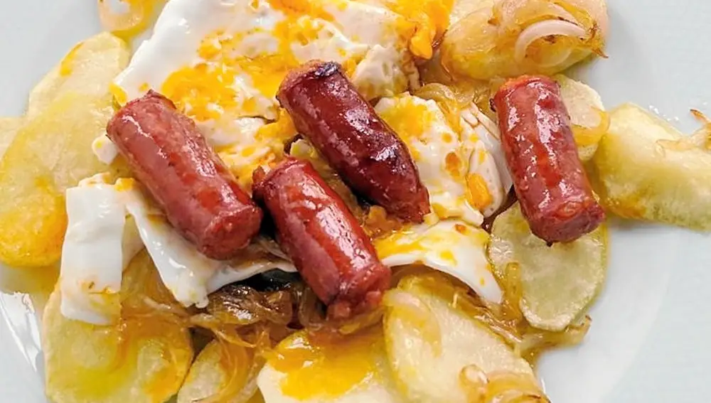 El calorímetro: Huevos rotos con chorizo y patatas fritas