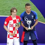  Mundial 2018: Modric Balón de Oro y Mbappe, mejor jugador joven