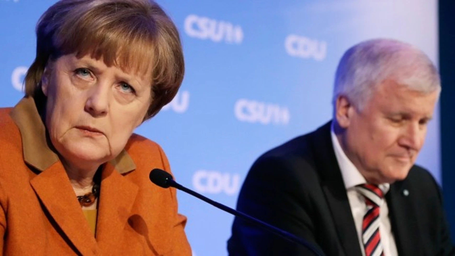 Angela Merkel y Horst Seehofer, en una imagen de archivo / Ap