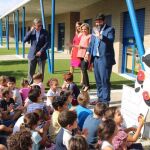 El presidente de la Comunidad, Fernando López Miras, inauguró ayer el pabellón infantil del CEIP Pasico Campillo