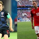 El croata Luka Modrić y el danés Christian Eriksen / Efe