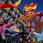 Manifestación convocada por Societat Civil Catalana (SCC) en Barcelona