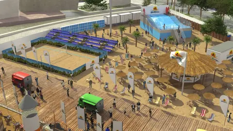 Carmena plantea mover el Mad Beach al Parque Sindical en 2019