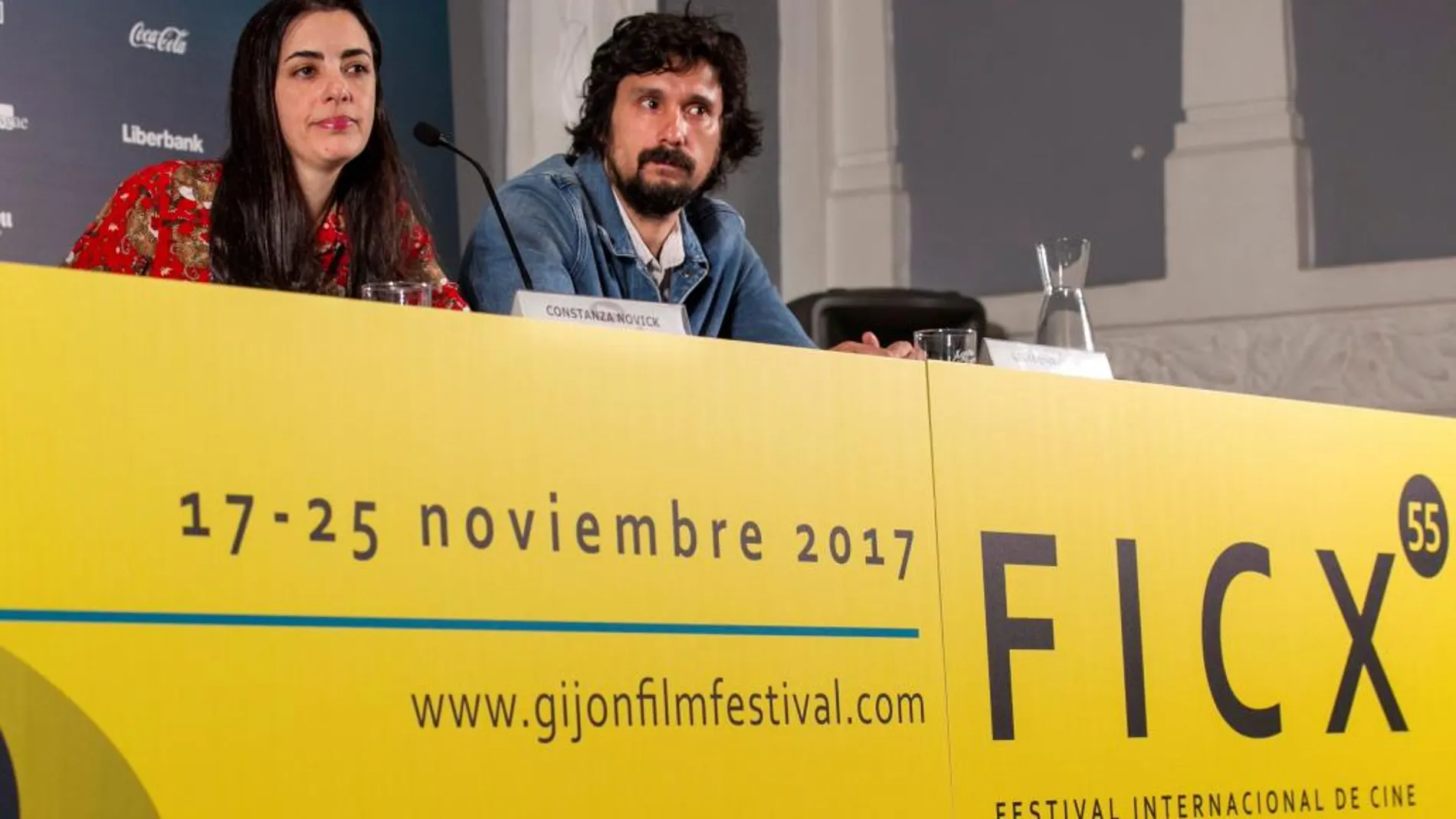La directora argentina Constanza Novick presentó hoy junto con el productor Lisandro Alonso su primera película, "El futuro que viene", con la que concurre en la sección oficial de la 55 edicion del Festival Internacional de Cine de Gijón