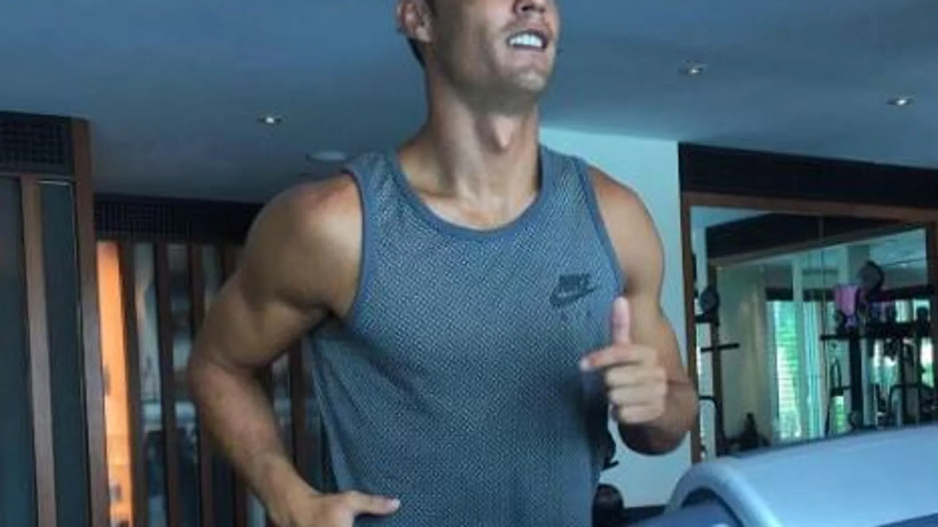 Ronaldo, durante sus vacaciones