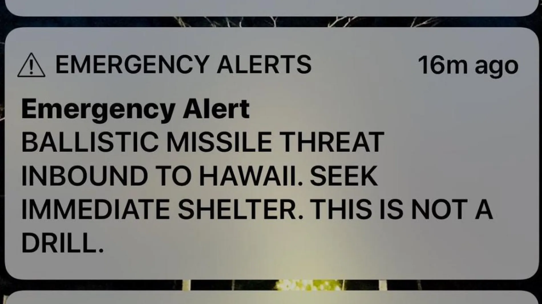 El trabajador que envió la falsa alarma de misiles en Hawaii creyó que era un ataque real