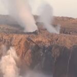 Las chimeneas naturales de Pría