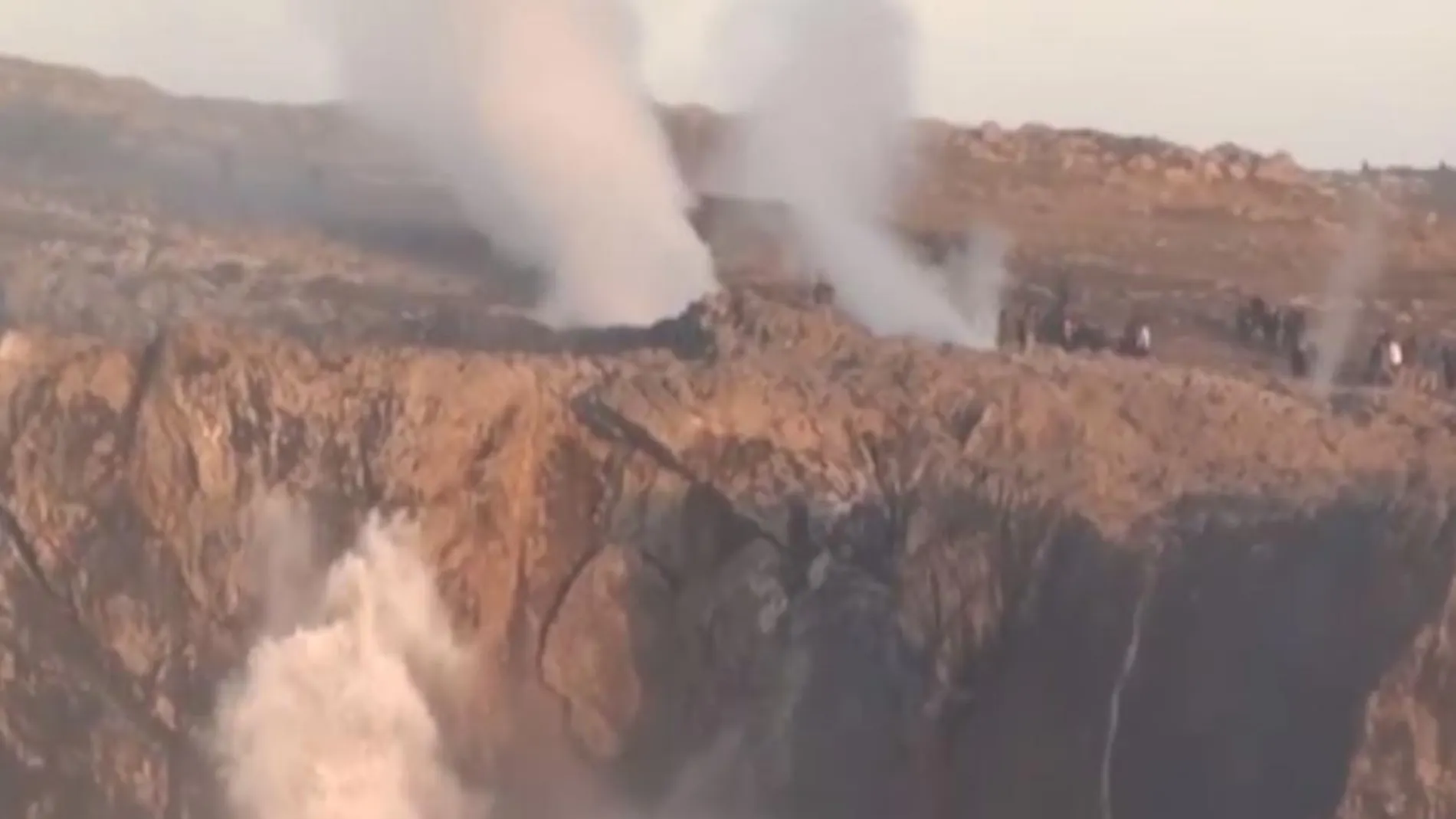 Las chimeneas naturales de Pría