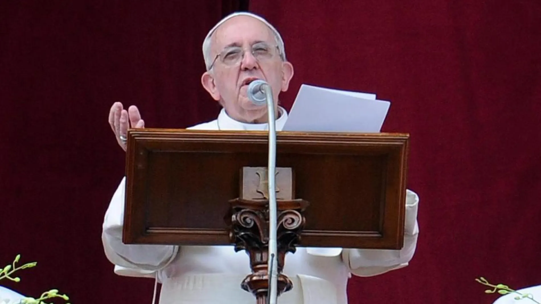 El Papa Bergoglio en su primer mensaje pascual