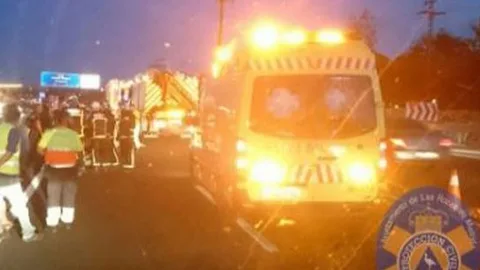 El siniestro tuvo lugar a las siete de la mañana en la A-6, a la altura de Las Rozas.