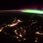 Imagen del vídeo compartido por el astronauta italiano