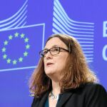 La comisaria de Comercio de la UE, la sueca Cecilia Malmström