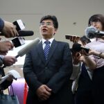 Chen Fuli, el director general del departamento de tratados y leyes del Ministerio de Comercio chino, habla con los medios en Pekín