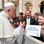 El encuentro entre el Papa Francisco y Greta Thunberg en El Vaticano