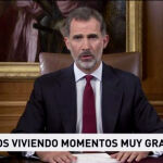 La audiencia vio el discurso del Rey en Atresmedia TV, grupo líder con más de 3,8 millones de espectadores (24,6%)