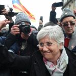 La exconsellera del Govern Clara Ponsatí tras declarar ante un tribunal de Edimburgo