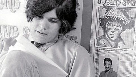 Jann Wenner, el editor de «Rolling Stone», (en la imagen) cuando se estaba preparando el primer número