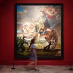 Pintura "Retrato ecuestre del Rey Felipe II (Michael Jackson)"del artista estadounidense Kehinde Wiley