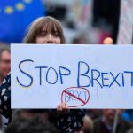 Imagen de archivo de una manifestación en contra del Brexit en Belfast / Foto: Reuters