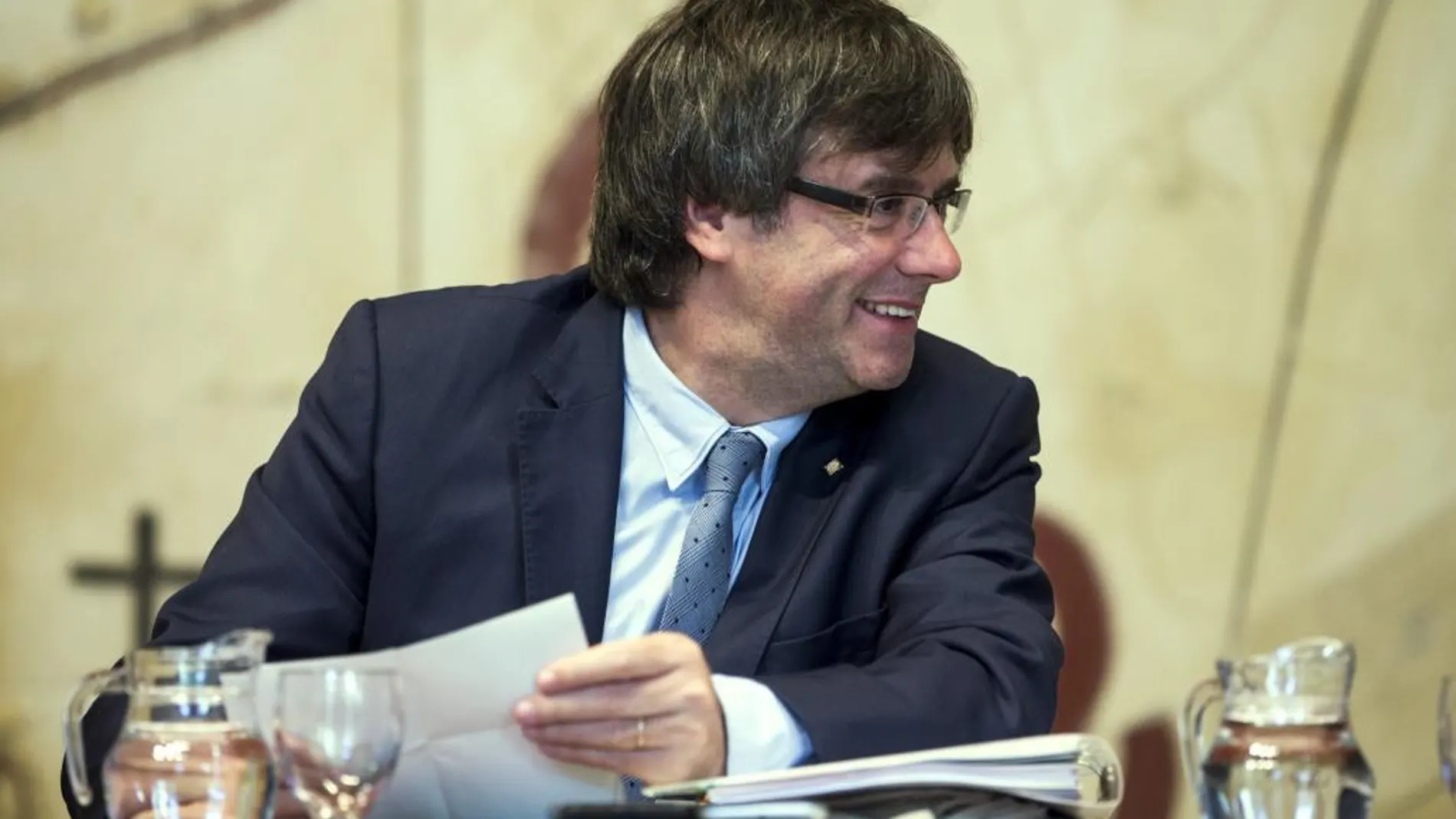 El presidente de la Generalitat de Catalunya, Carles Puigdemont