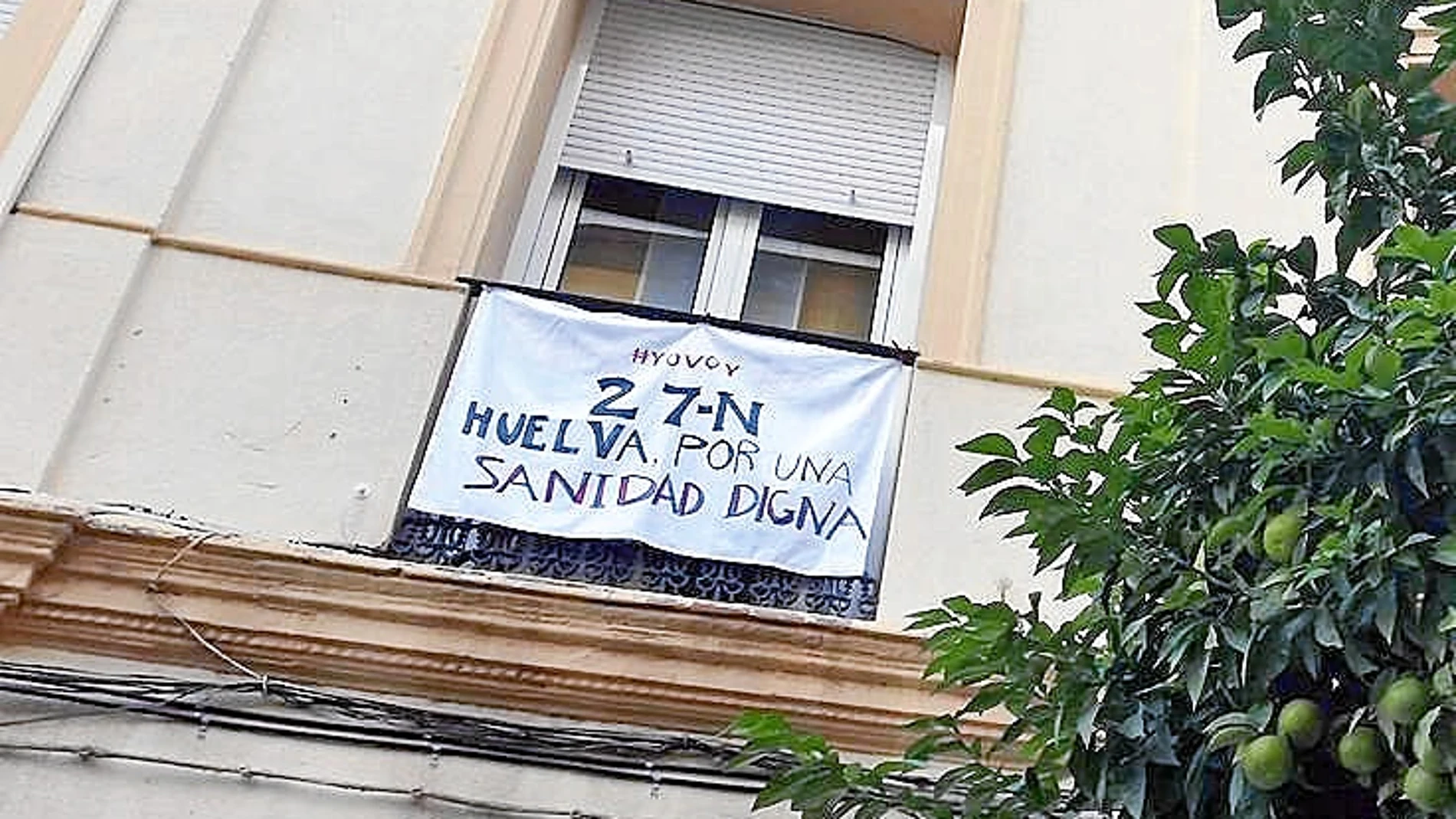 Los vecinos de Huelva ya se preparan para la manifestación.