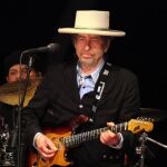 La leyenda estadounidense del folk-rock Bob Dylan