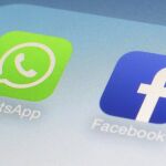 Iconos de las aplicaciones de WhatsApp y Facebook