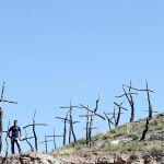 Un fuego arrasó 1.293 árboles en el Bruc y hoy se han hecho cruces