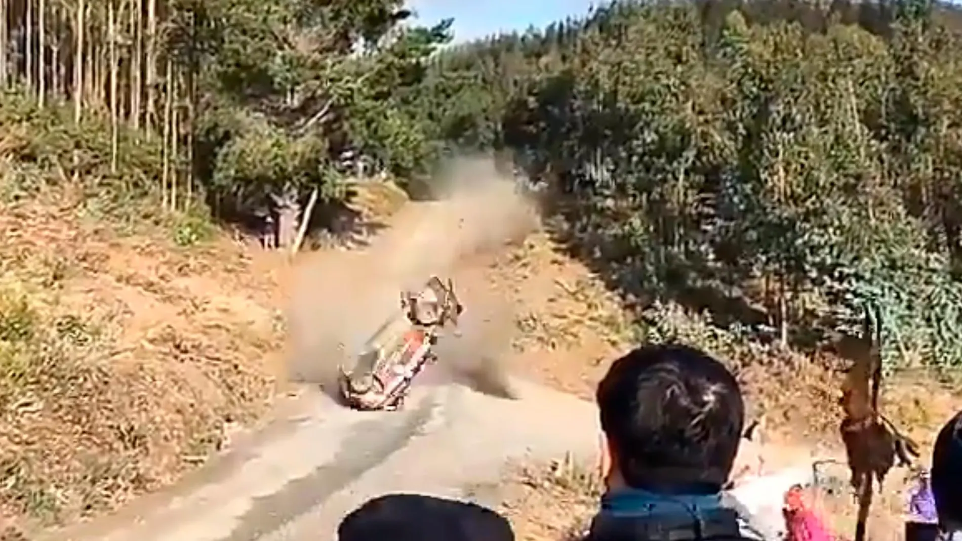 El piloto de Hyundai, Thierry Neuville, ha sufrido un duro accidente en el Rally de Chile
