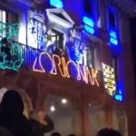 Los Reyes Magos, en el balcón del Ayuntamiento de Andoain / Twitter