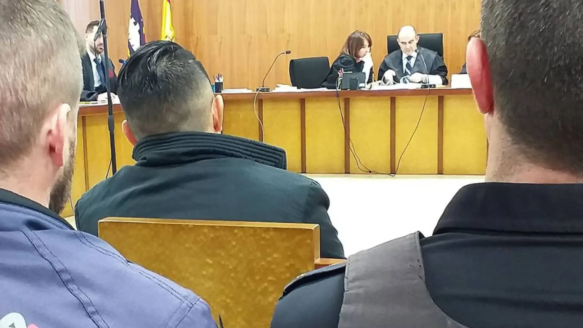 El acusado, durante el juicio celebrado en la Sección Primera de la Audiencia Provincial de Palma / Ep