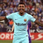 Paulinho festeja su tanto en Leganés