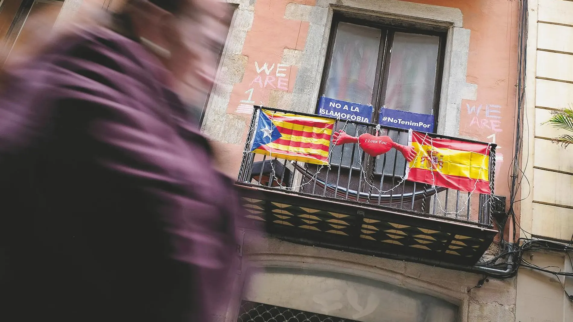 El número de ciudadanos que solo se siente catalán cae hasta un ocho por ciento.