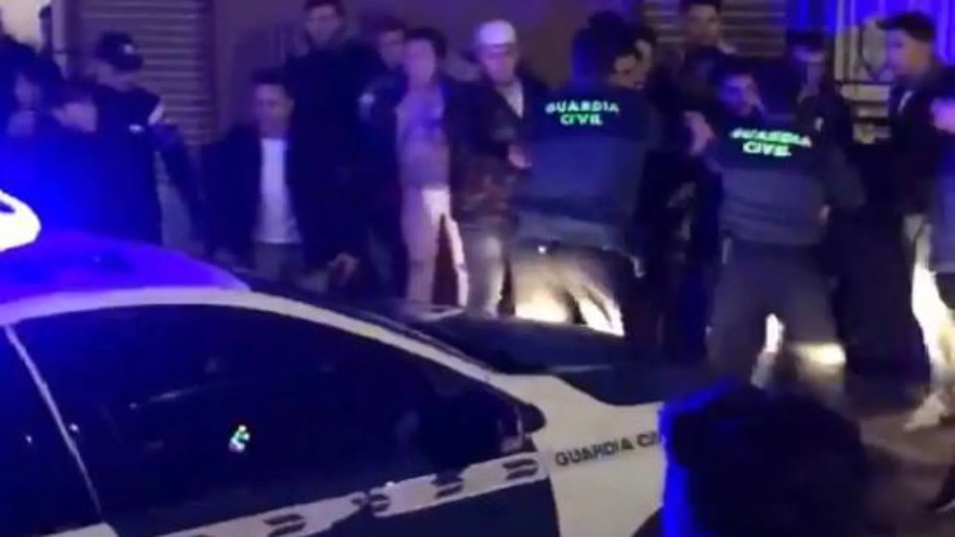 Hasta el lugar se desplazaron efectivos de la Guardia Civil