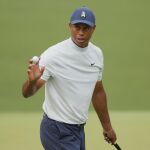 Tiger Woods, en la jornada de este viernes en Augusta