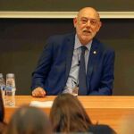 El nuevo fiscal general del Estado, José Manuel Maza, ayer en un acto celebrado en Barcelona