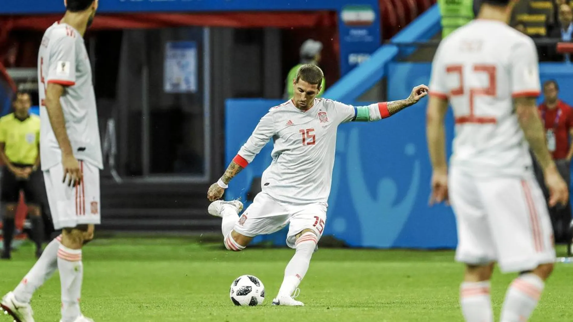 Sergio Ramos sigue siendo el futbolista que más pases ha dado en este Mundial