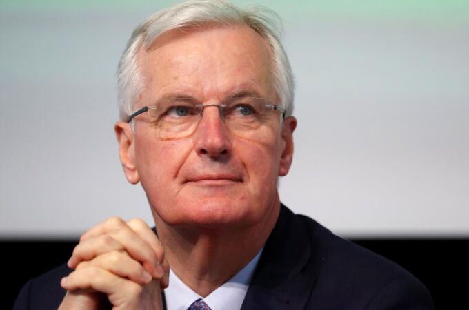 El jefe negociador de la Comisión Europea (CE) para el «brexit», Michel Barnier, hoy en Bruselas