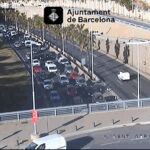 El incidente ha provocando largas colas en la Ronda de Dalt
