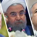 Donald Trump, Hasan Rohani y Benjamin Netanyahu