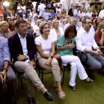 Rafael Catalá (2i), Isabel García Tejerina (3i), Andrea Levy (4d) o Javier Maroto (3d) estarán en el Comité Ejecutivo Nacional del PP. EFE/Kiko Huesca