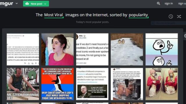 La plataforma Imgur