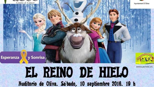 La obra teatral «El Reino del Hielo» llega a Oliva para luchar contra el cáncer infantil